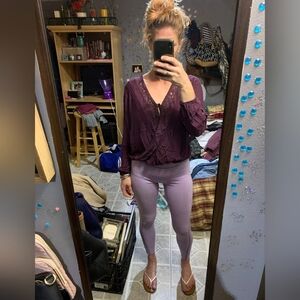 🎈Xhilaration🎈BUY 1 GET 1 FREE🎈 Boho Top Sz L